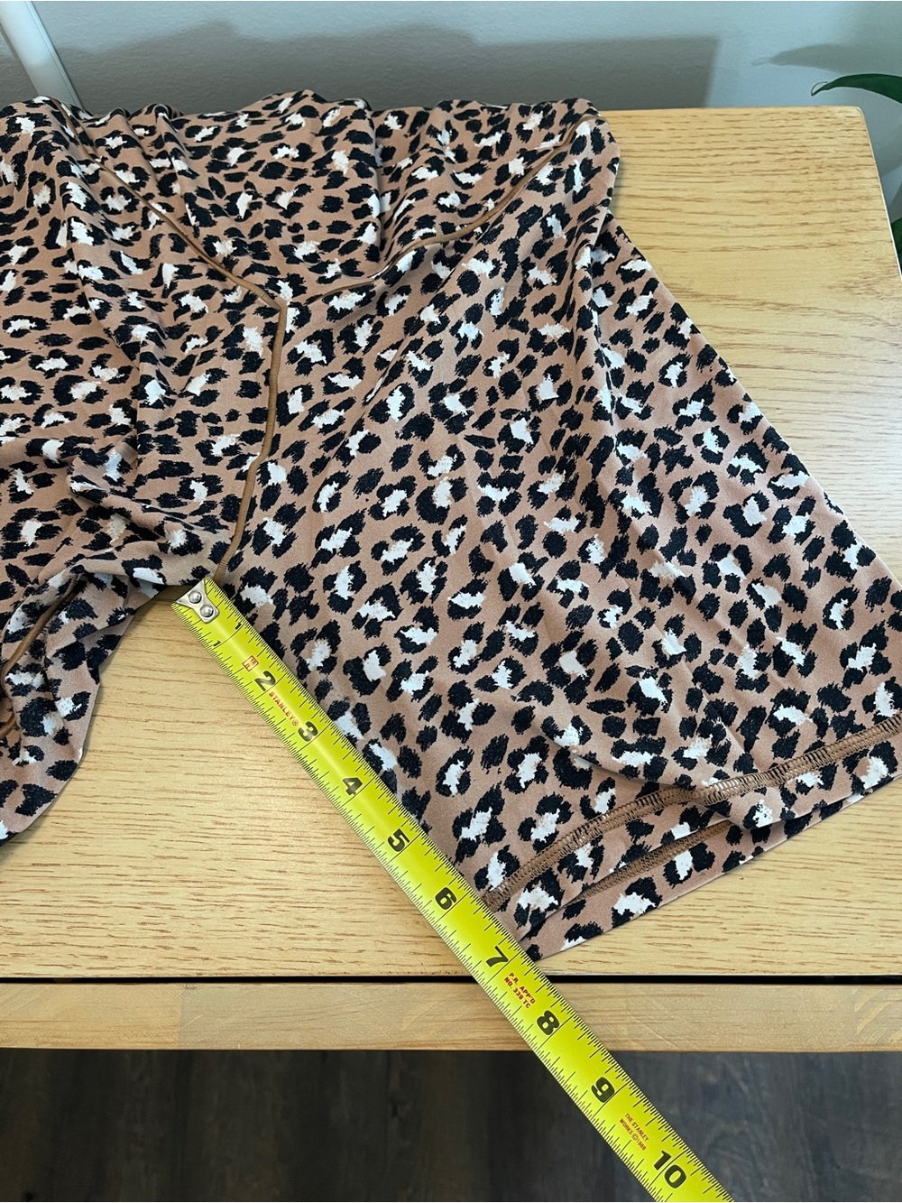aerie Leopard Print High-Rise Bike Shorts - Picture 6 of 6